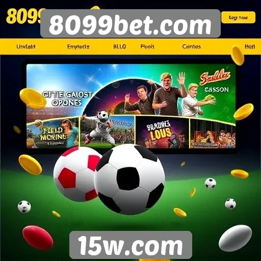 Variedade de jogos disponíveis em 8099bet.com